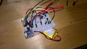 Breadboard ATTiny virtual wall