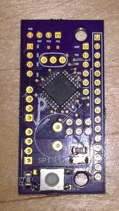 AVR Keyboard Toy rev B, reflow finished